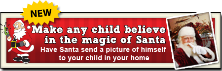 Have Santa send a picture of himself to you!